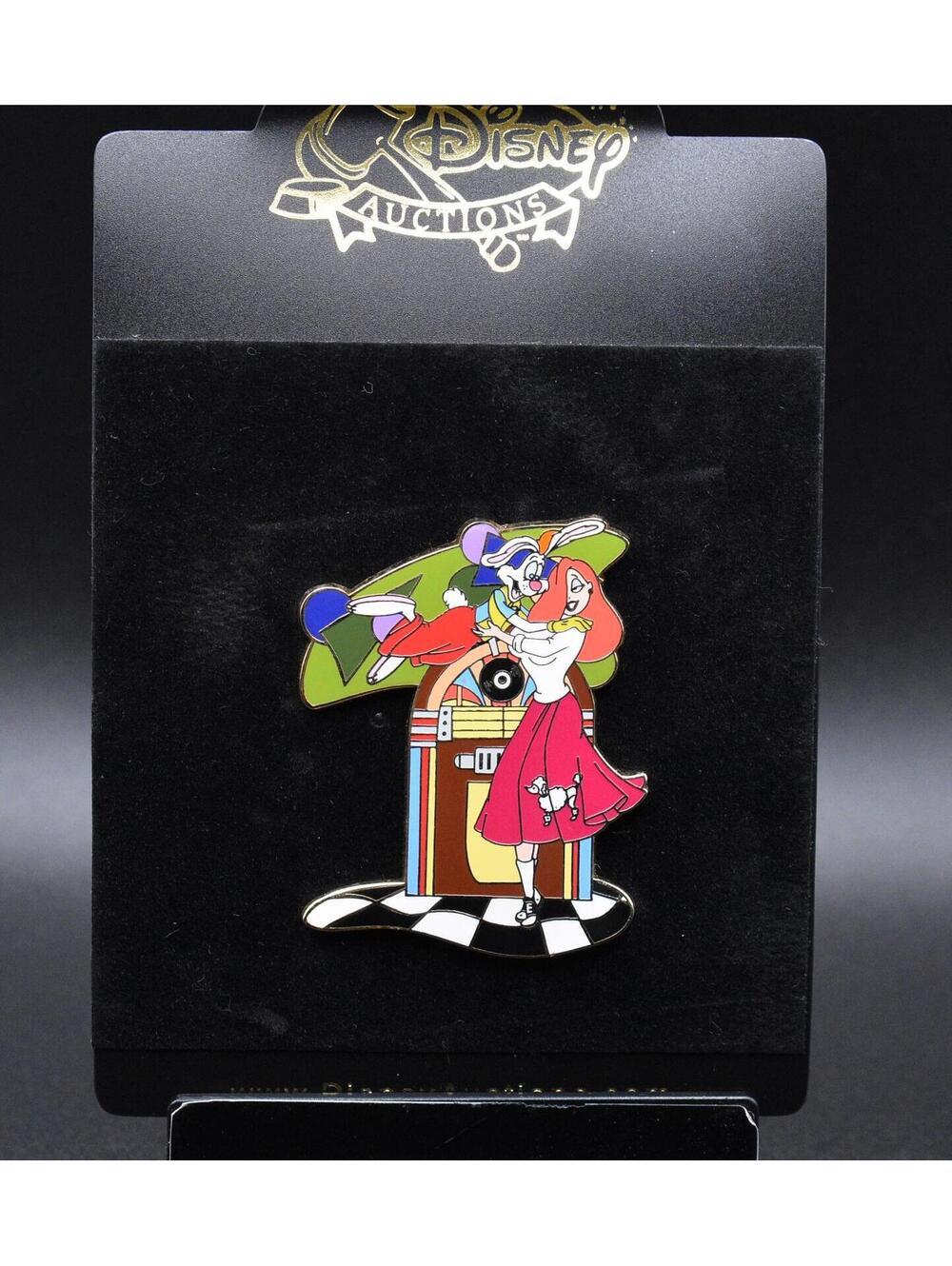 Disney Auctions Roger & Jessica Rabbit Dancing Sock Hop Juke Box LE 100 Pin (C4)
